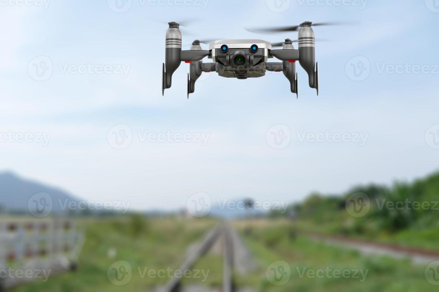 indústria de dispositivos de engenharia de tecnologia de drone voando em logística industrial exportação importação produto serviço de entrega em domicílio logística frete transporte transporte para ir ano novo 2022 foto