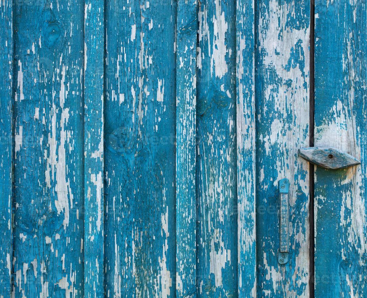 porta de madeira velha, tábuas, tinta surrada, textura de madeira foto