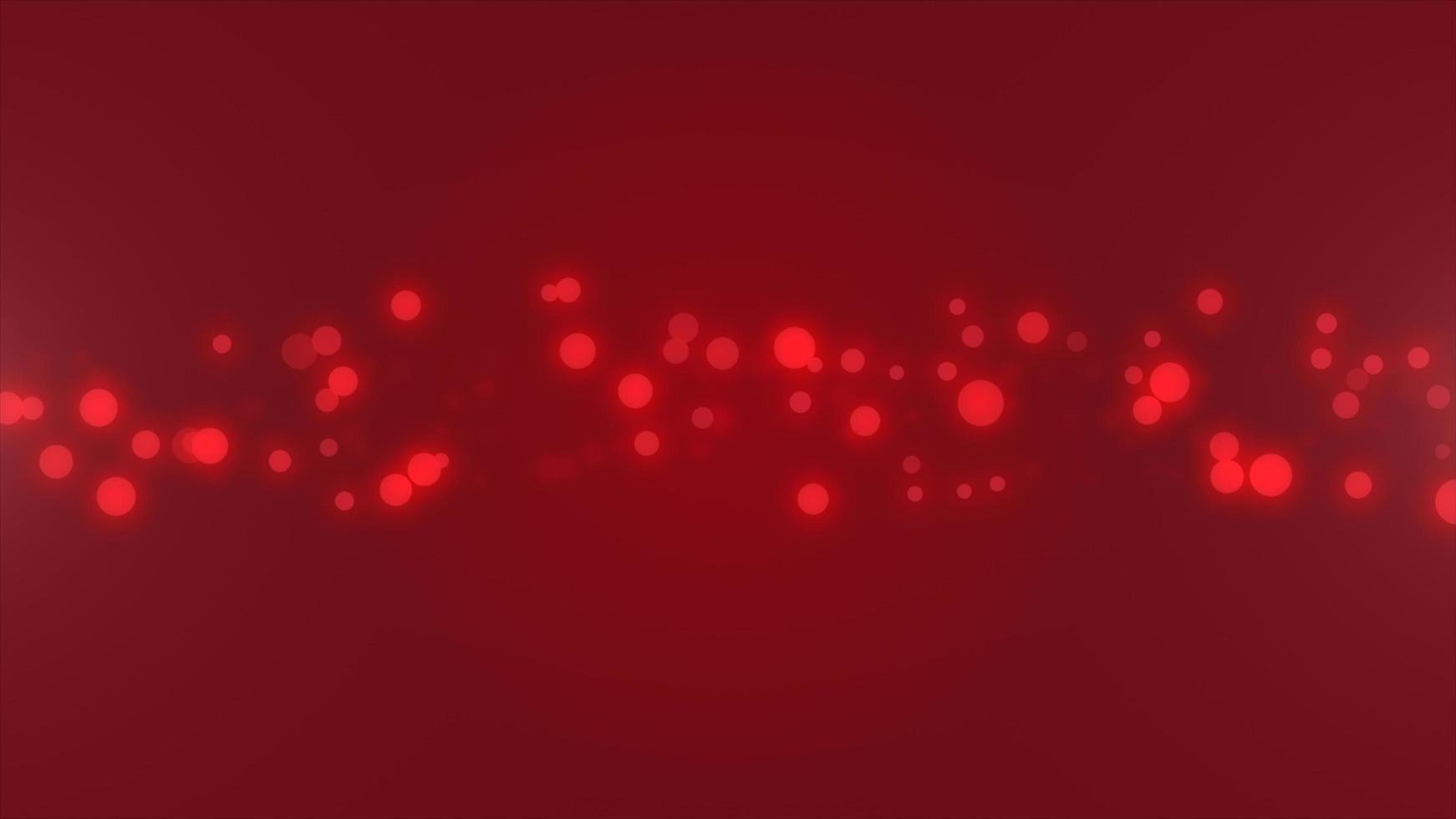 partículas de brilho vermelho para fundo de tecnologia foto
