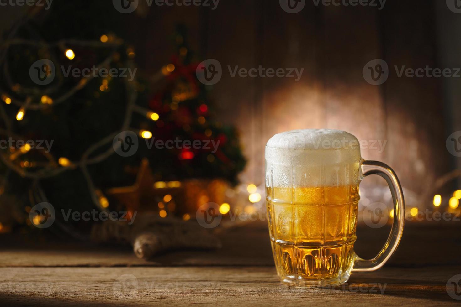 cerveja com natal foto