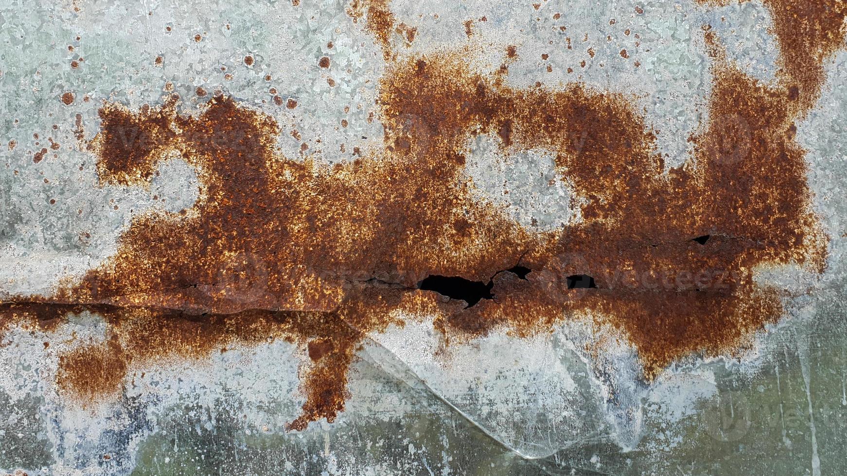 textura de metal de alumínio enferrujado foto