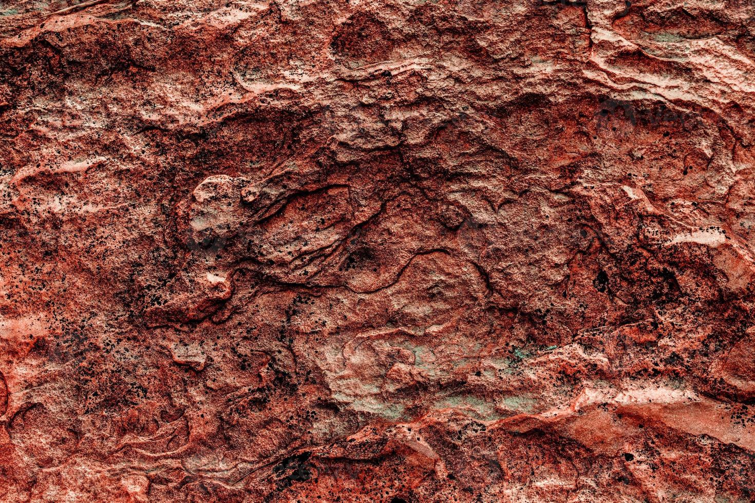 textura de pedra de rocha marrom isolada e enorme coleção de fundo de pedras de granito foto