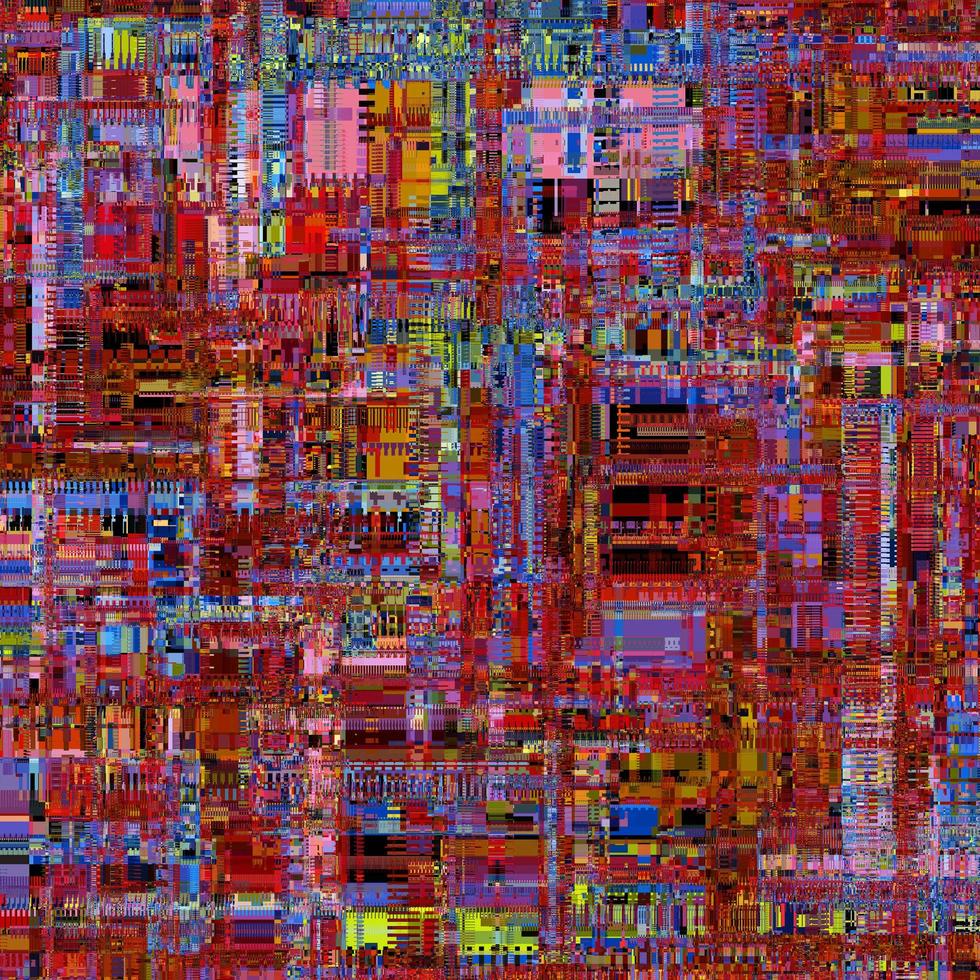 colorido único glitch texturizado sinal abstrato abstrato pixel glitch error foto