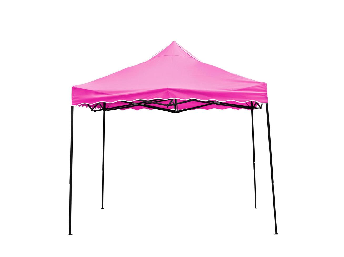 tenda de chuva rosa. foto