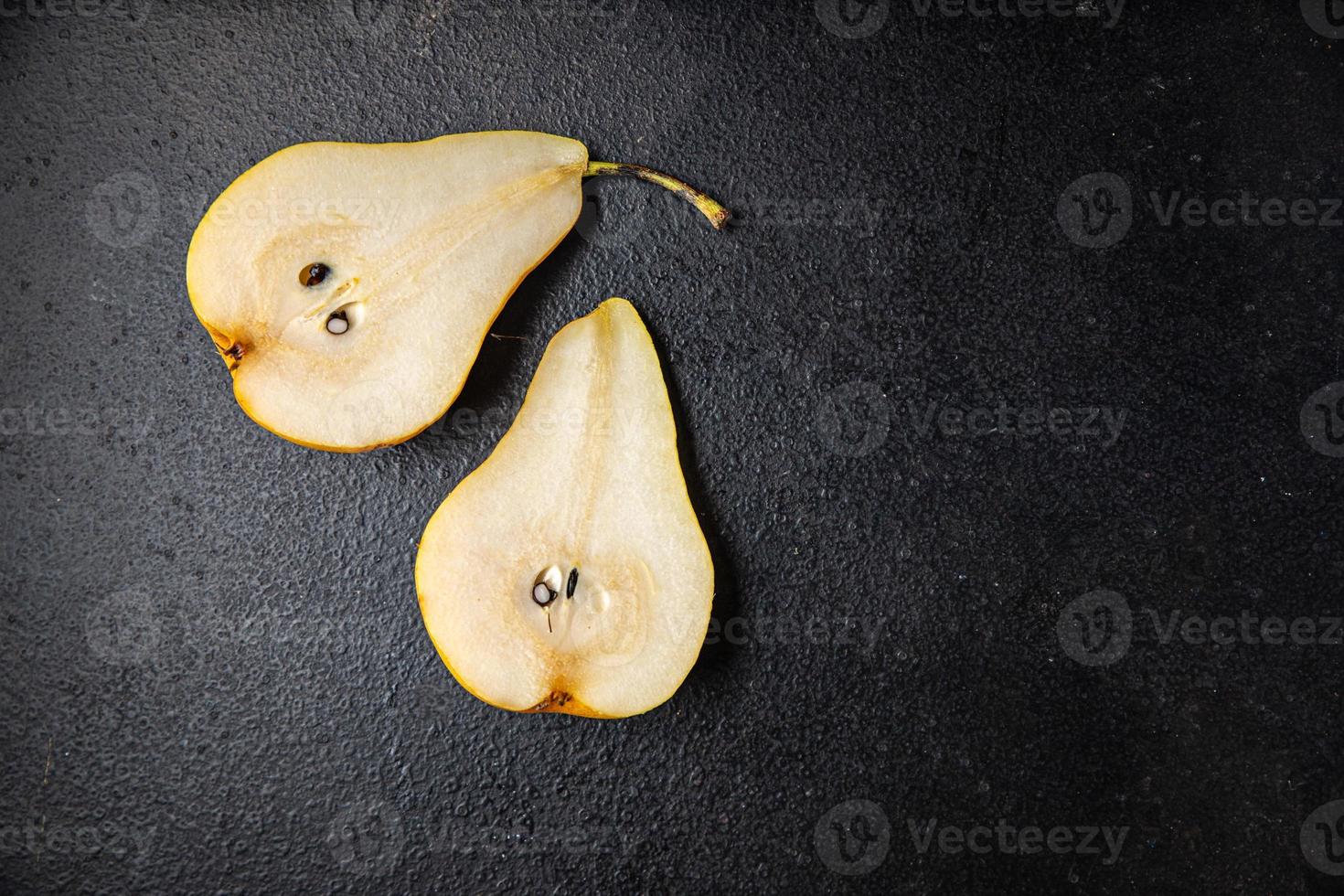 pêra refeição de frutas frescas vitamina lanche foto