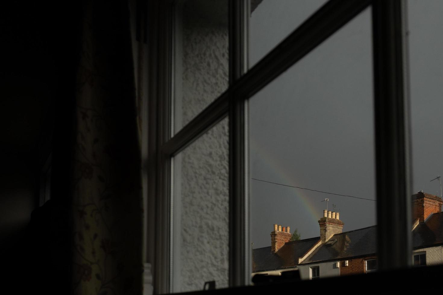 arco-íris em oxford, inglaterra foto