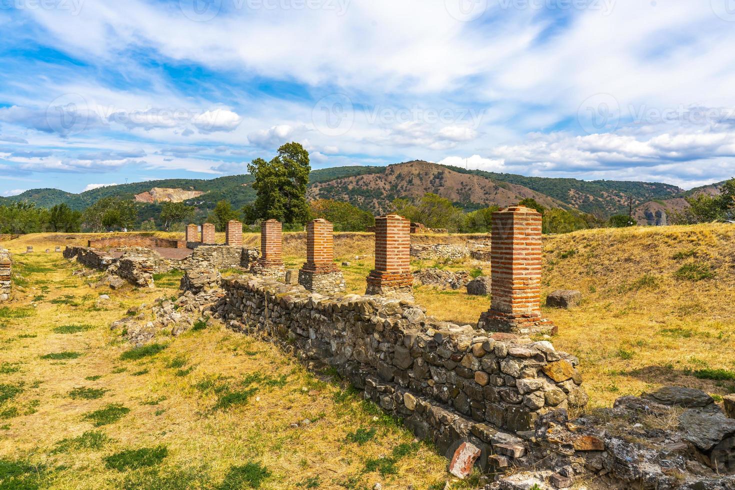 fortaleza romana castrum diana em kladovo, sérvia oriental foto