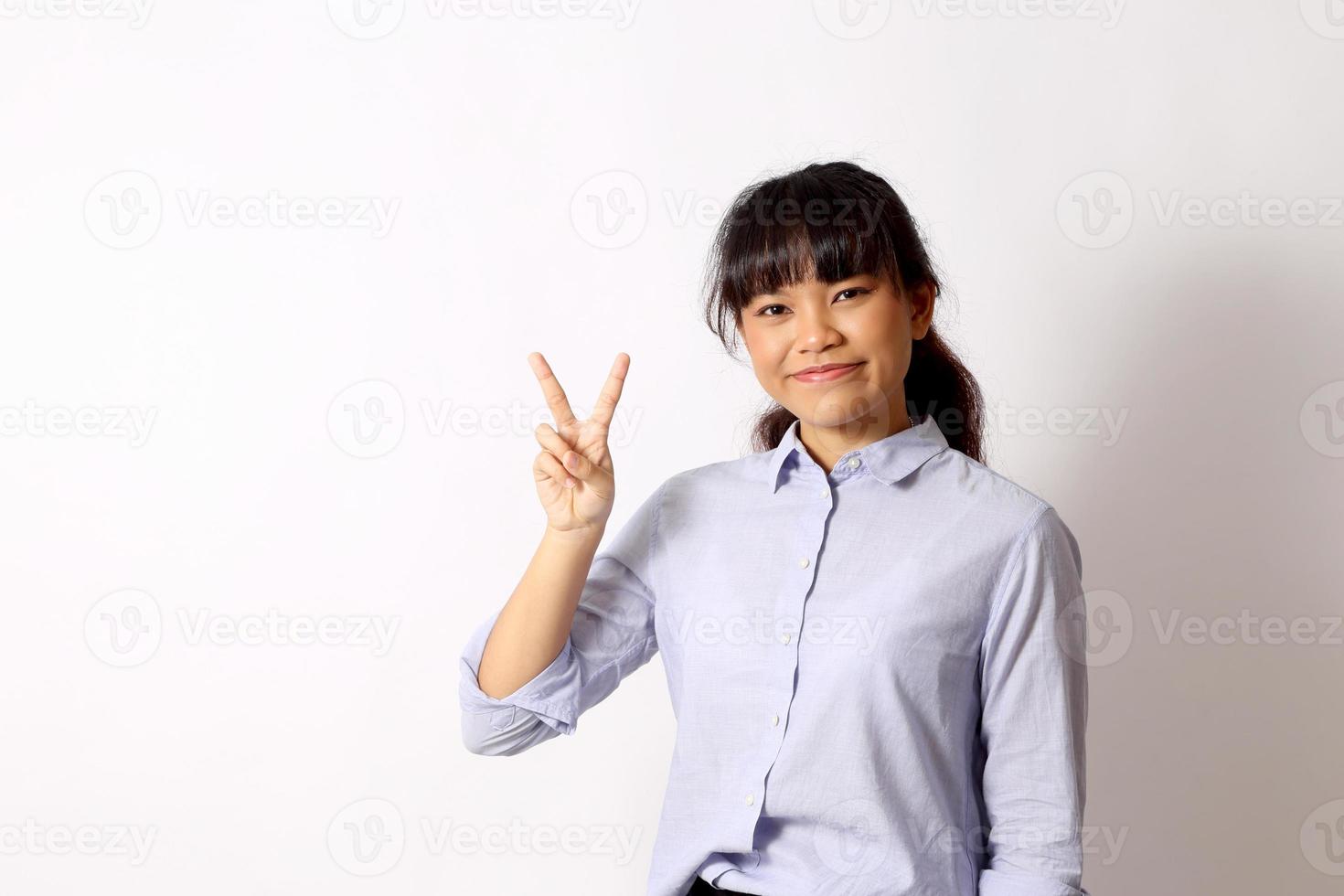 jovem menina asiática foto