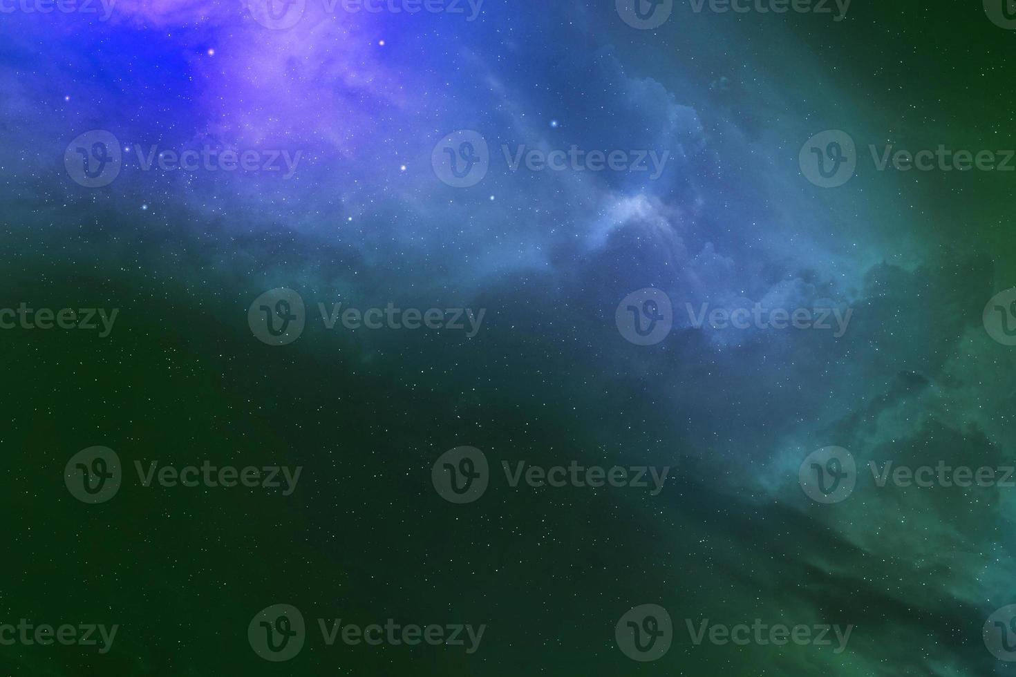 fundo abstrato da textura da cor do espaço azul e verde, cor do espaço na galáxia em preto foto