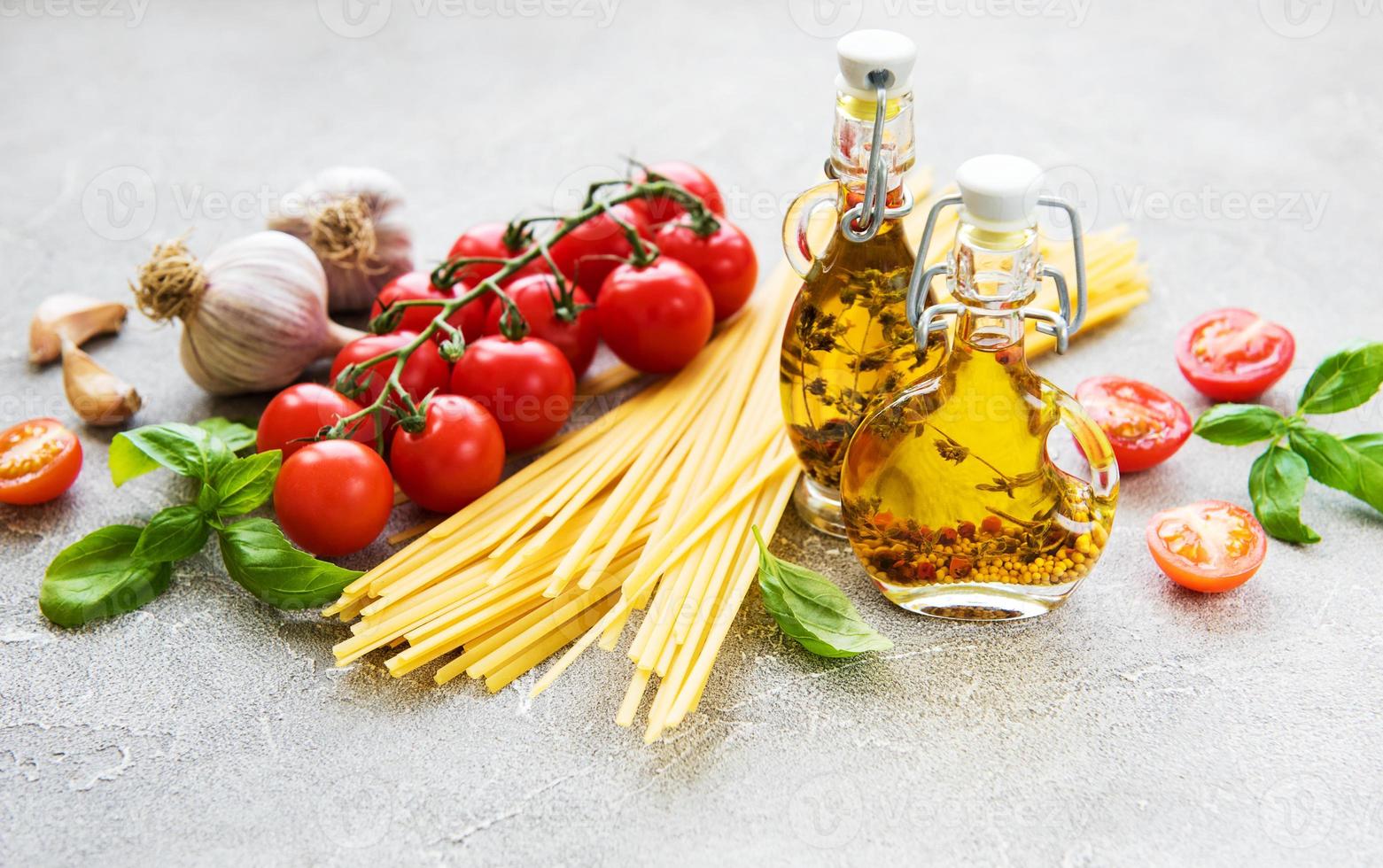 ingredientes alimentares italianos foto