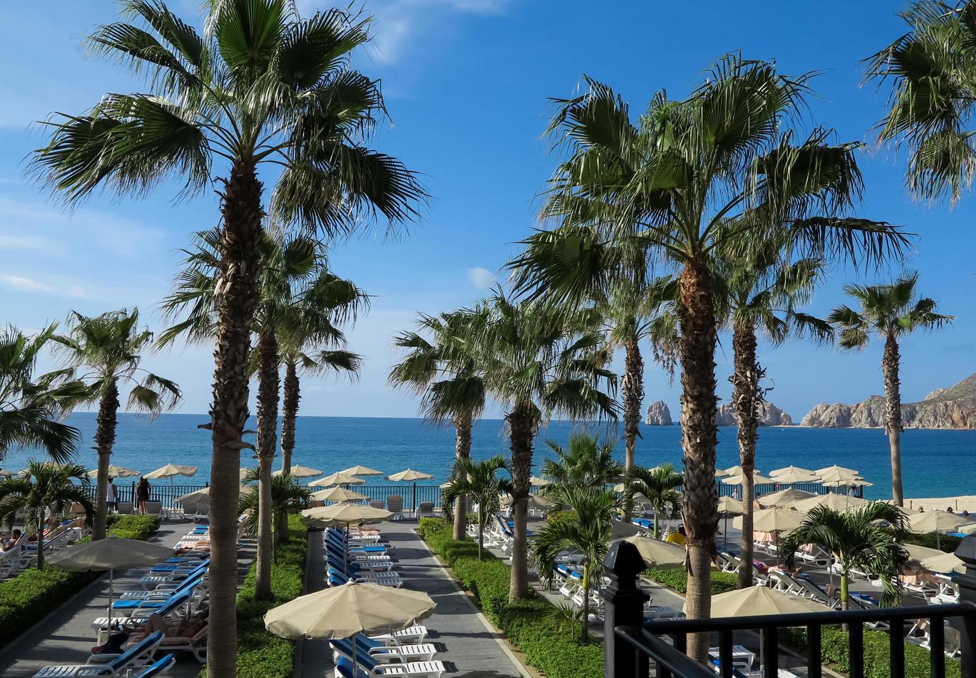 cabo san lucas, méxico, 2014 - pessoas não identificadas no hotel riu santa fe em cabo san lucas, méxico. é um hotel 5 estrelas na baja california com 902 quartos. foto