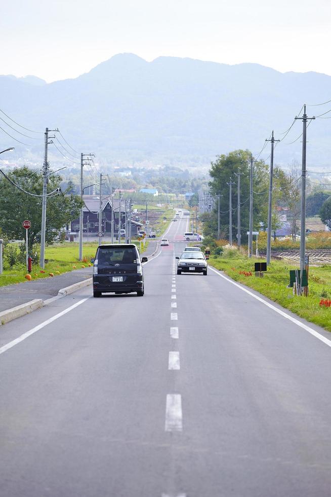 estrada local no japão foto