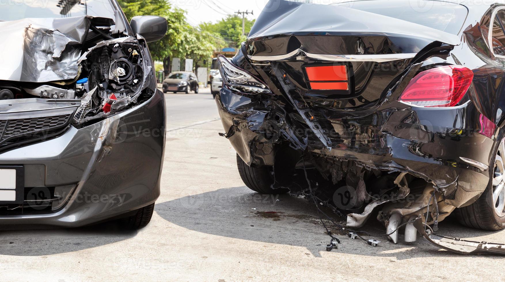 acidente de carro foto