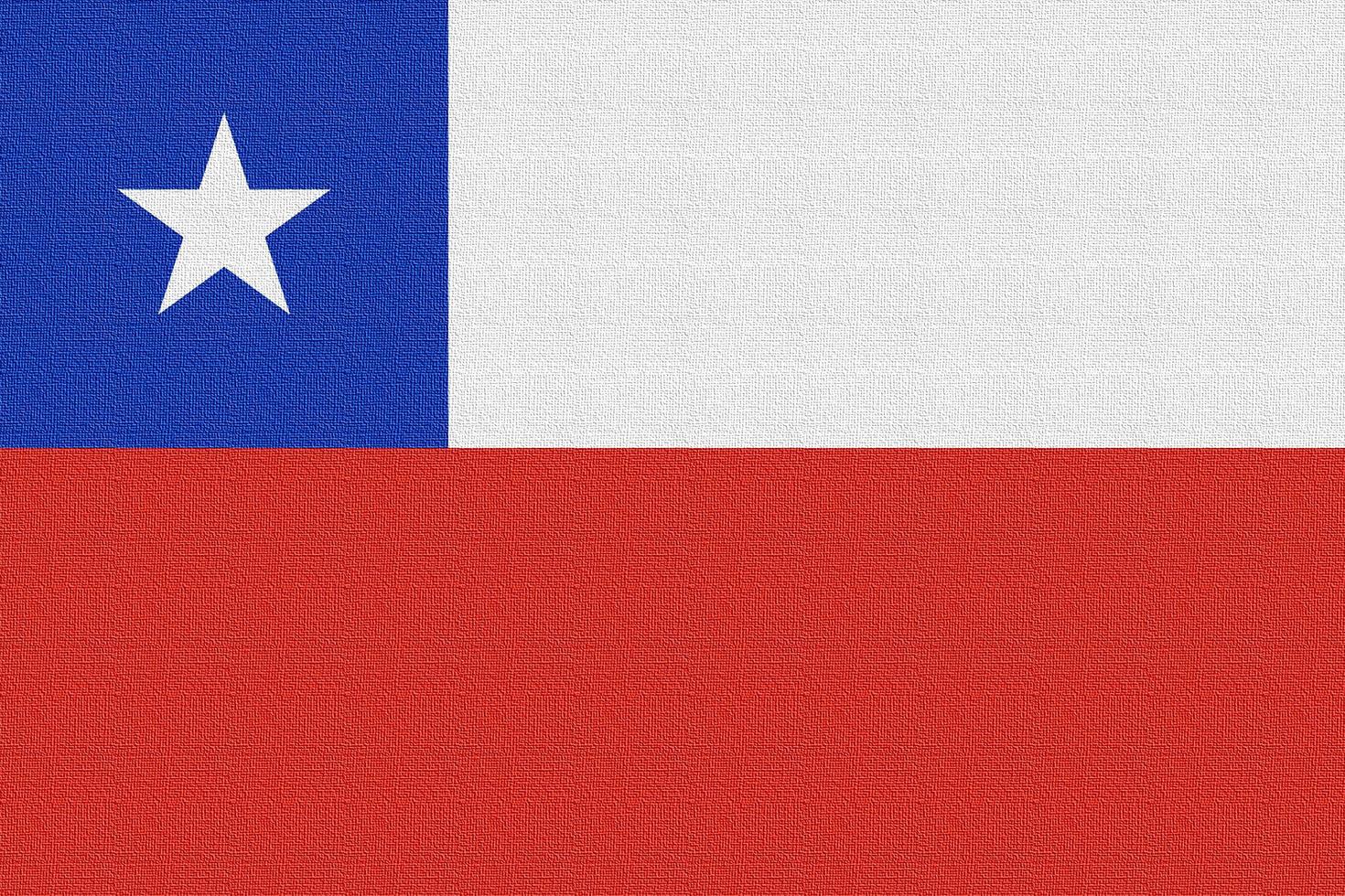 ilustração da bandeira nacional do chile foto