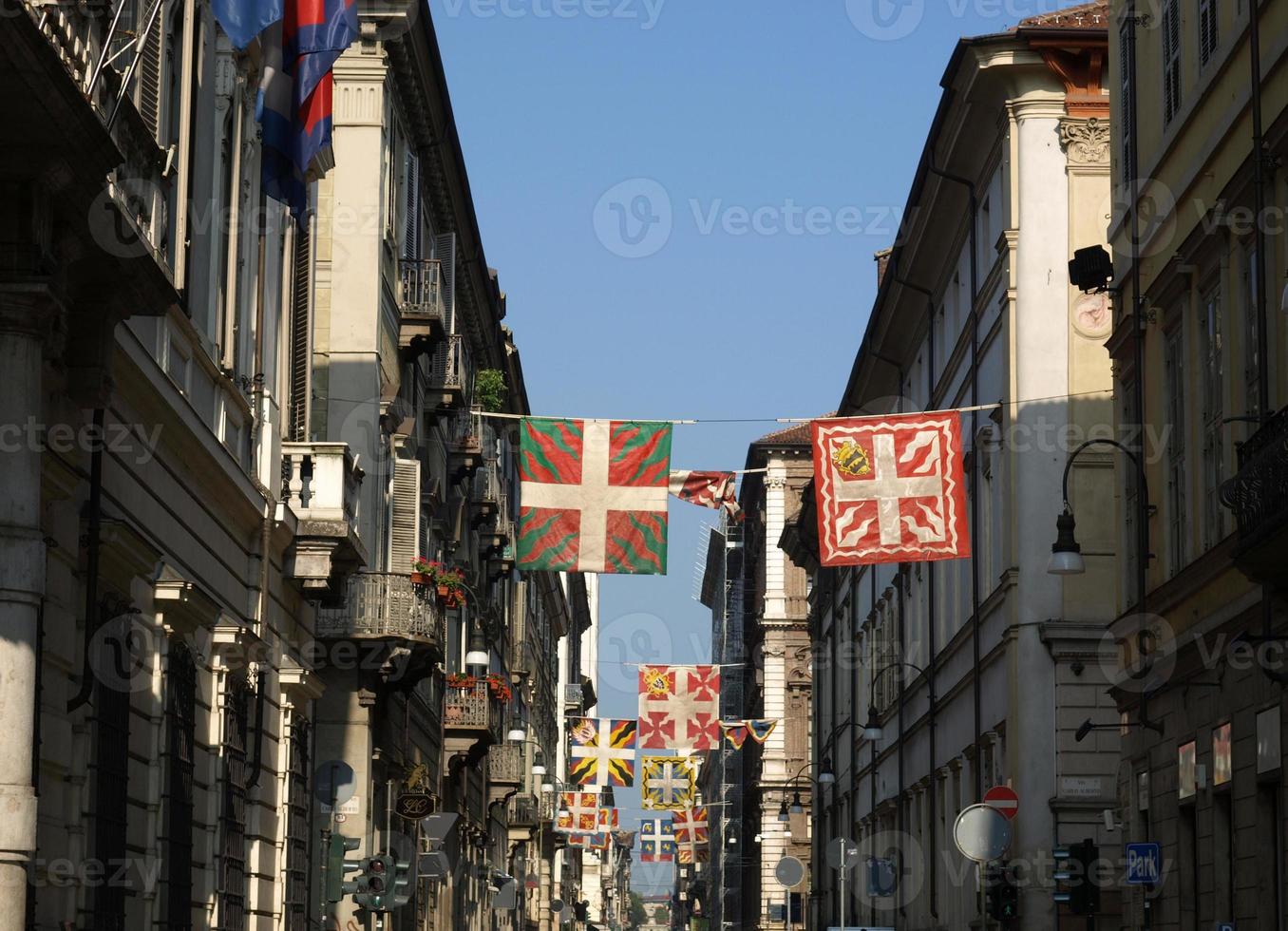 bandeiras turin antigas foto