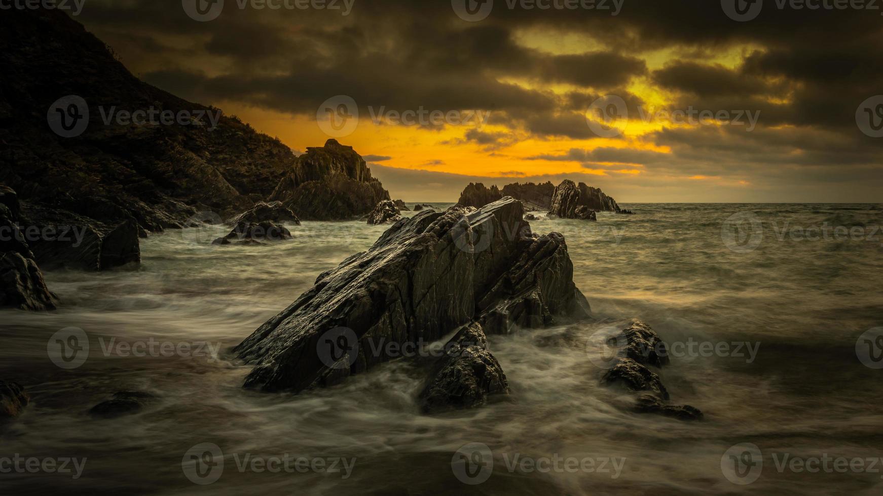 Combsgate Woolacombe North Devon Sunset foto