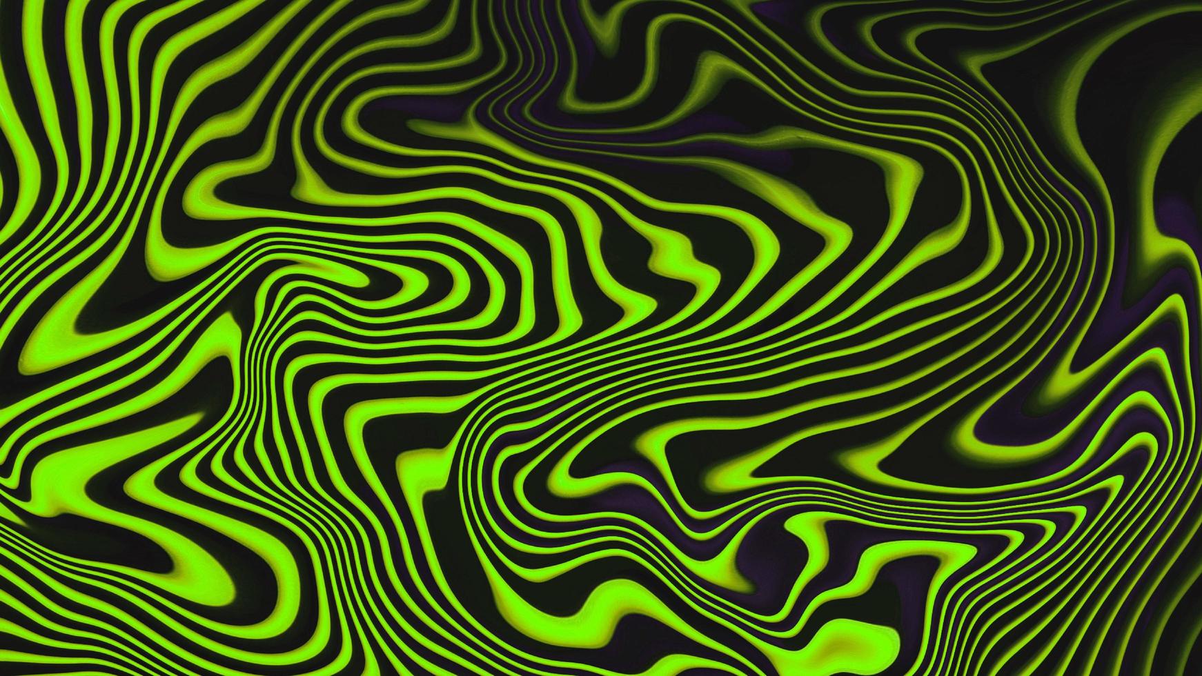 redemoinho verde colorido abstrato textura espiral luxuosa e pintura padrão acrílico líquido no preto. foto