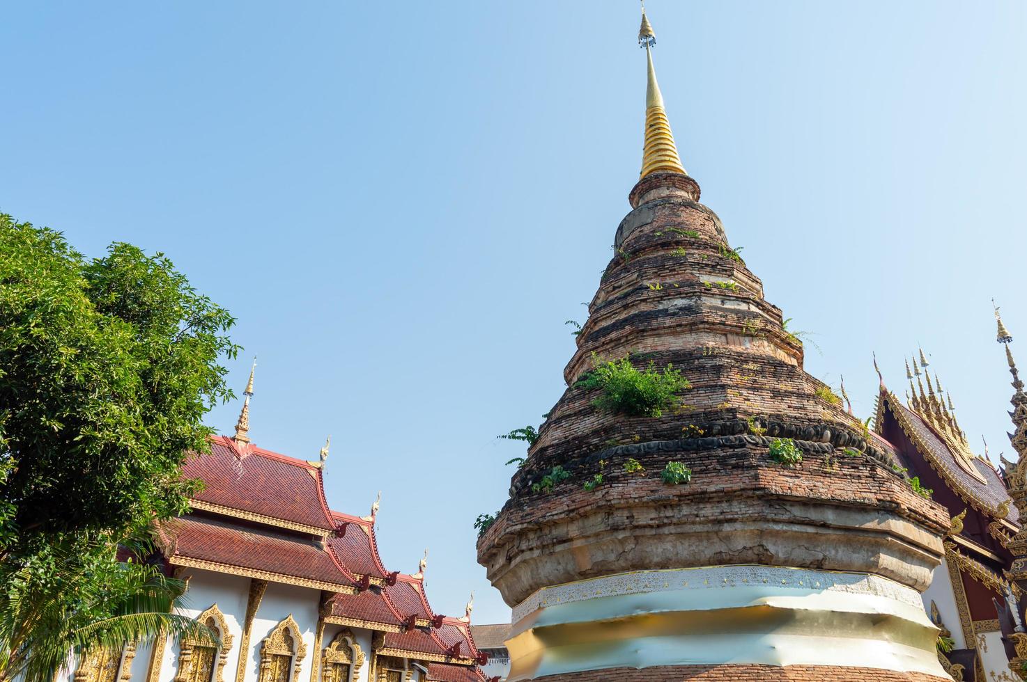 chiang mai tailândia10 de janeiro de 2020wat saen mueang ma luang.wat saen mueang ma luang é um templo em phaya mueang kaew o rei do mangrai no. 11 foi criado como uma instituição de caridade real para phaya saen muang. foto