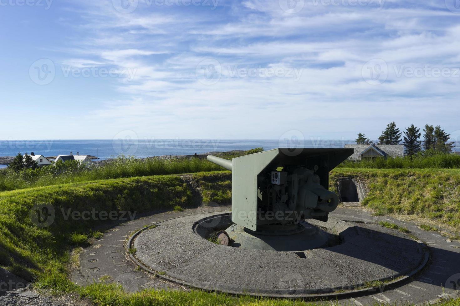 Forte Costeiro Ergan em Bud, Noruega foto