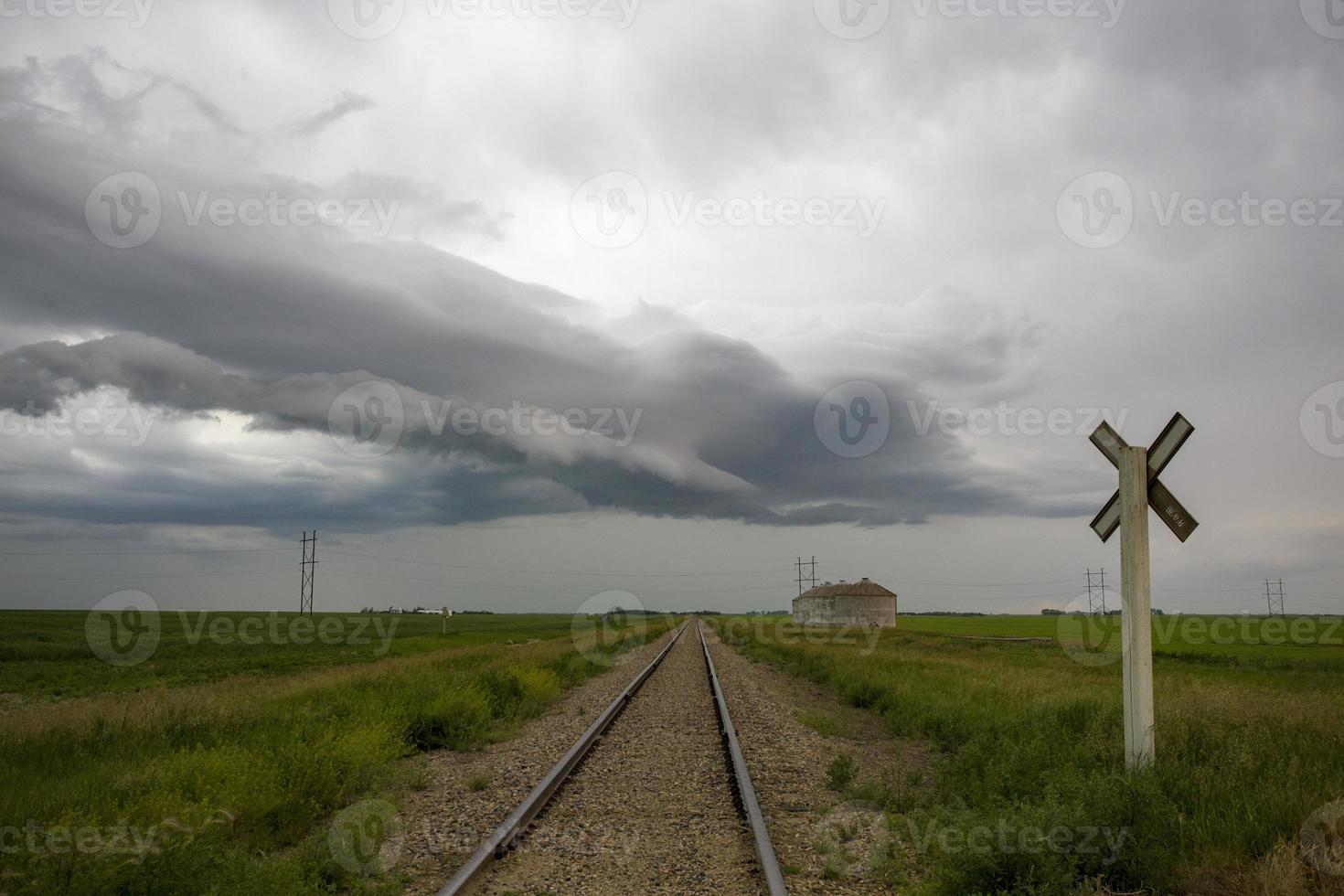 pradaria nuvens de tempestade Canadá foto