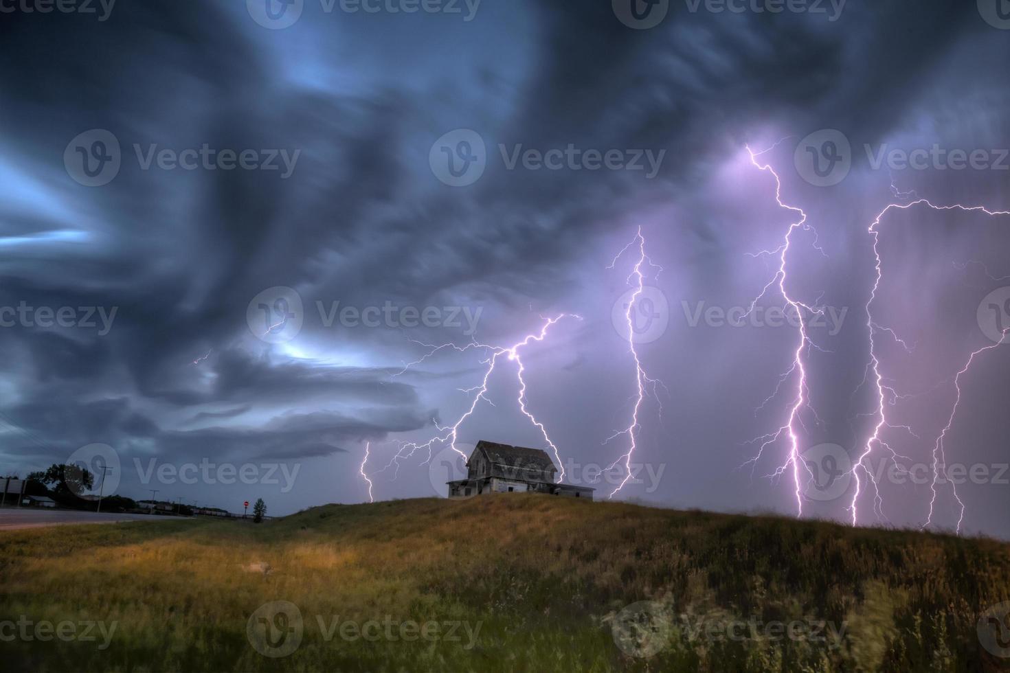 pradaria nuvens de tempestade Canadá foto