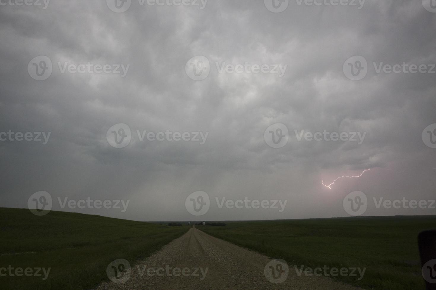 nuvens de tempestade da pradaria foto