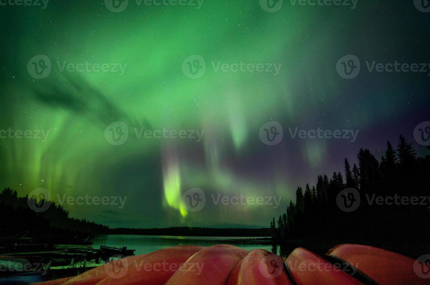 aurora boreal canadá foto