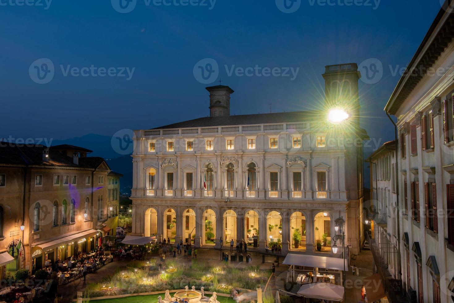 cidade velha de bergamo foto