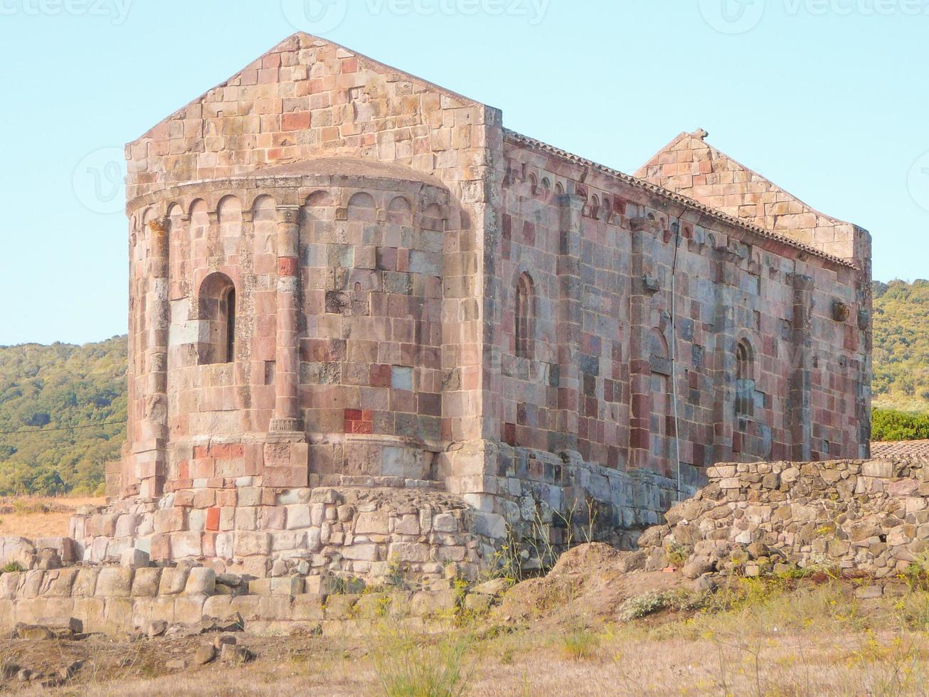 igreja de são lusório em fordongianus foto