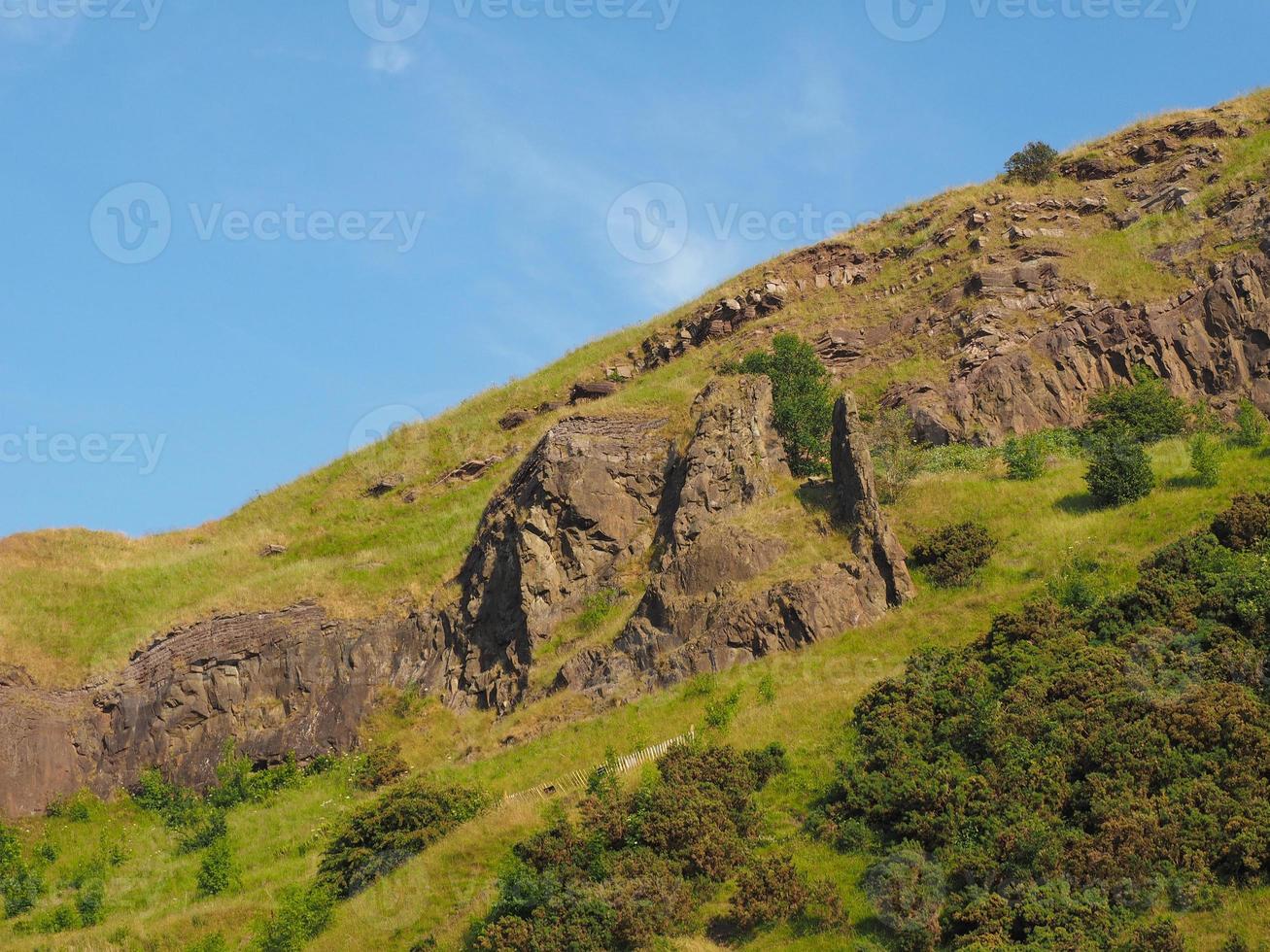 assento de arthur em edimburgo foto