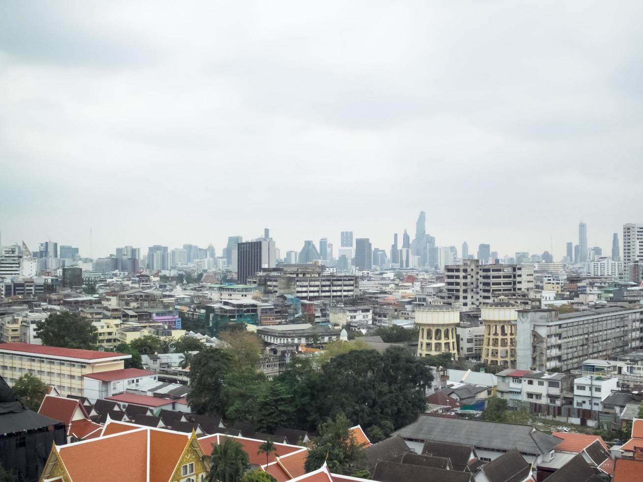 bangkok tailândia28 de novembro de 2018paisagem de bangkok no inverno do ano em bangkok tailândia28 de novembro de 2018 foto