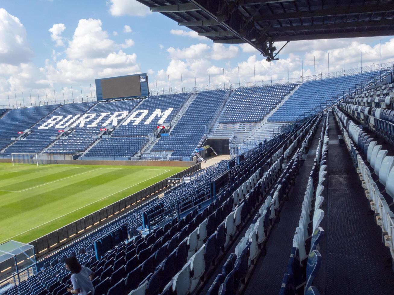 Chang arena Buriramthailand 20 de novembro de 2018 Chang arena nome não oficial Thunder Castle Stadium é um estádio construído para abrigar o Buriram United Football Club. em 20 de novembro de 2018 na Tailândia. foto