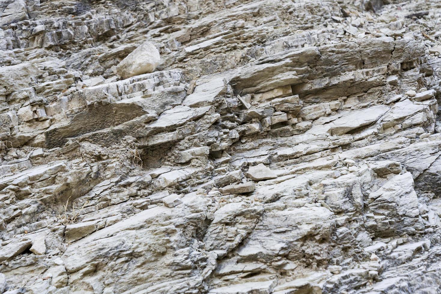 textura de rocha cinza. desfiladeiro de avakas na ilha de chipre. foto