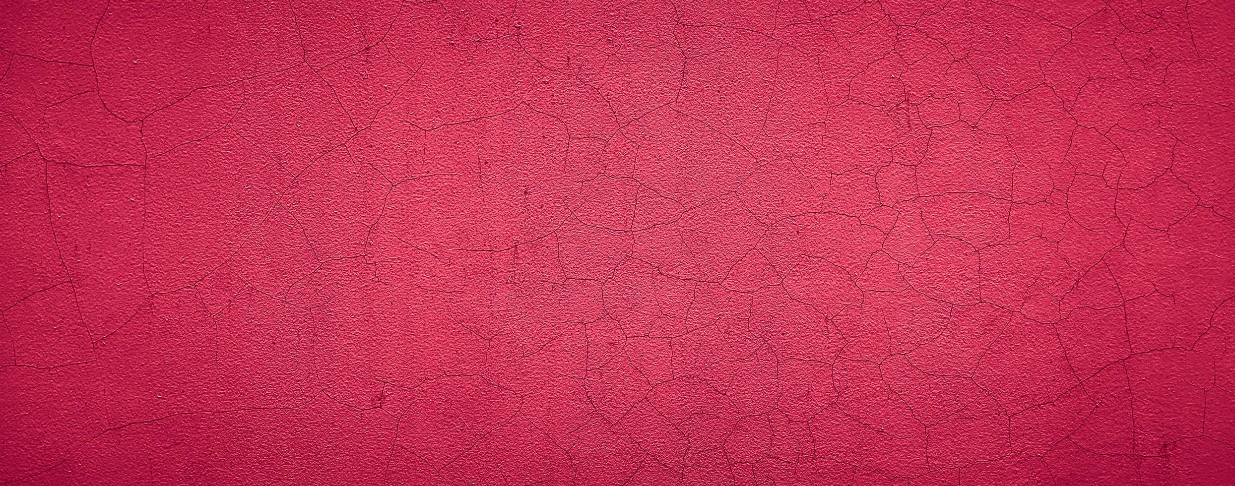 fundo de parede de concreto de cimento de textura abstrata vermelha foto