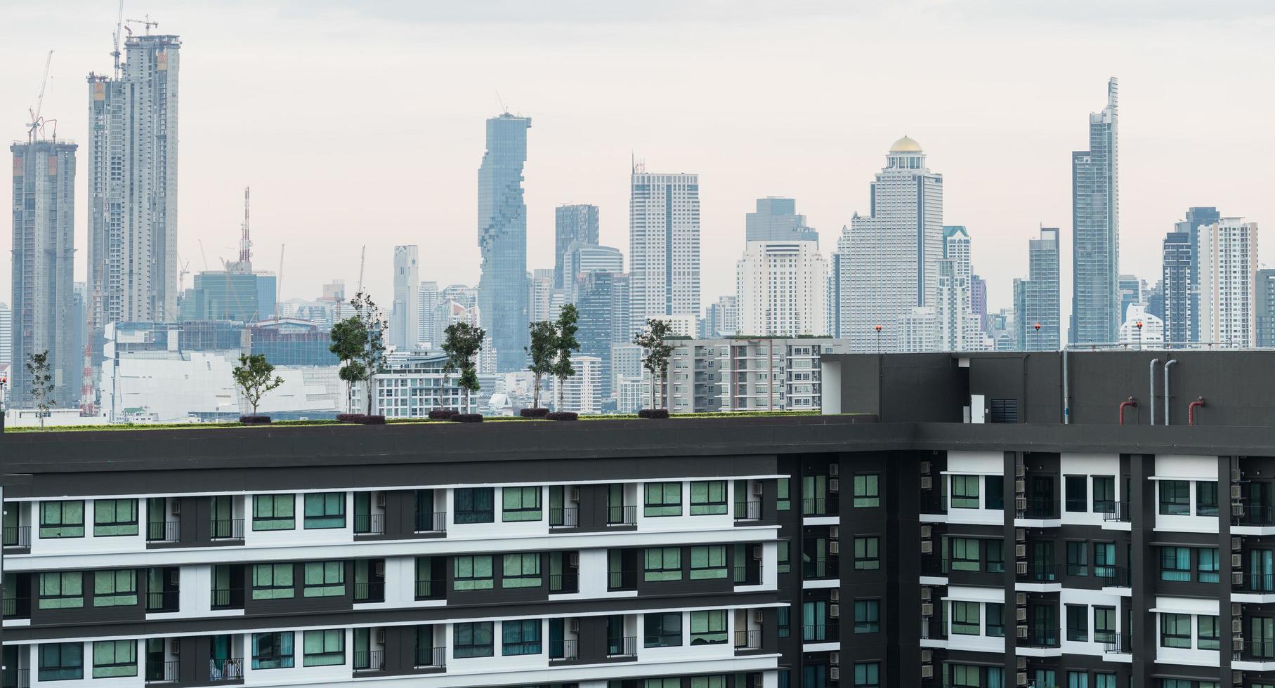 resumo de linha e padrões de arquitetura de edifícios foto