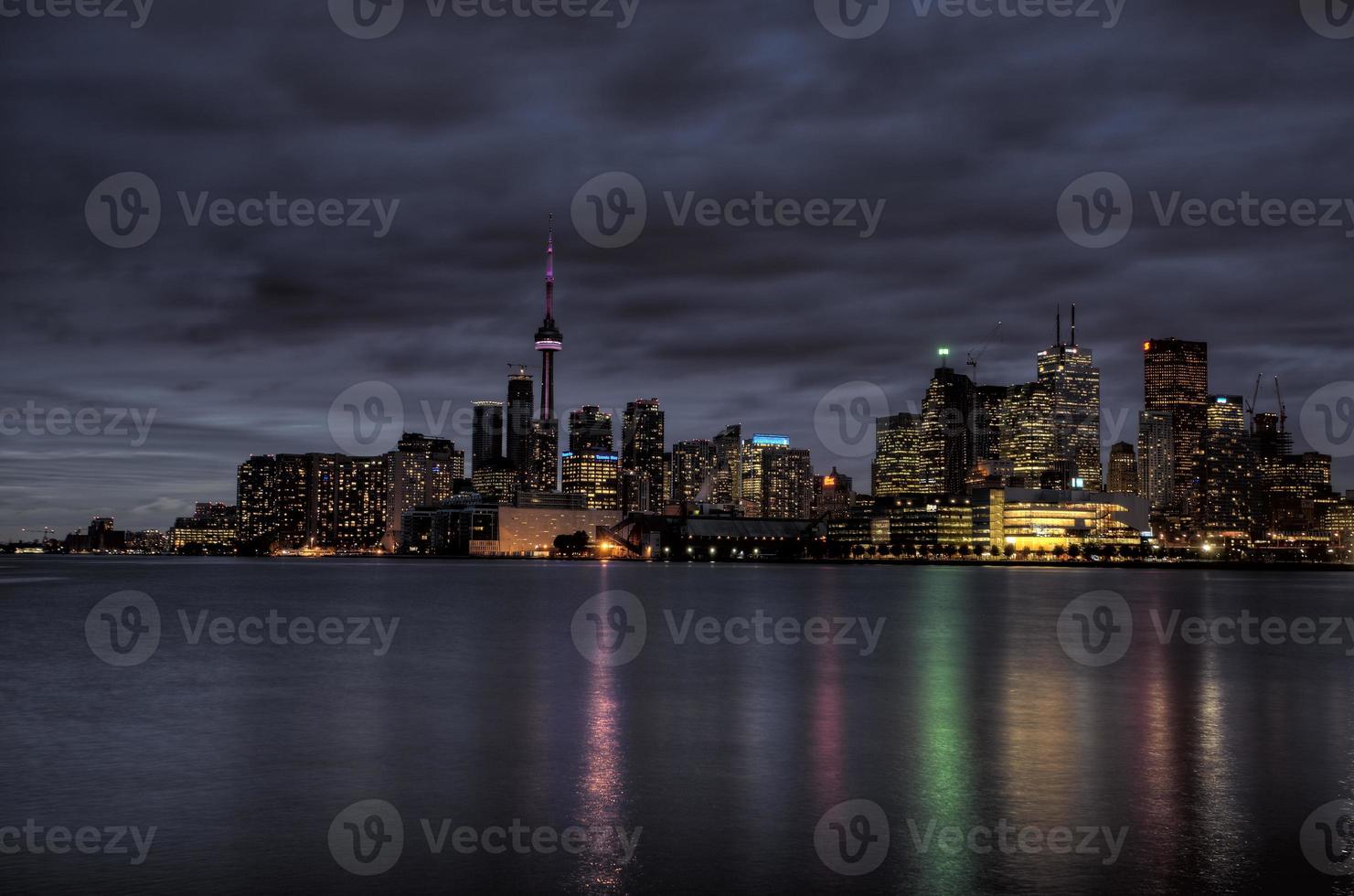 foto noturna toronto city