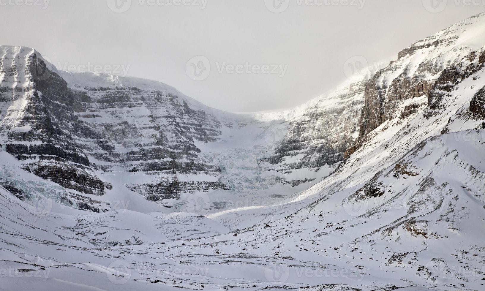 columbia icefields alberta montanhas rochosas foto