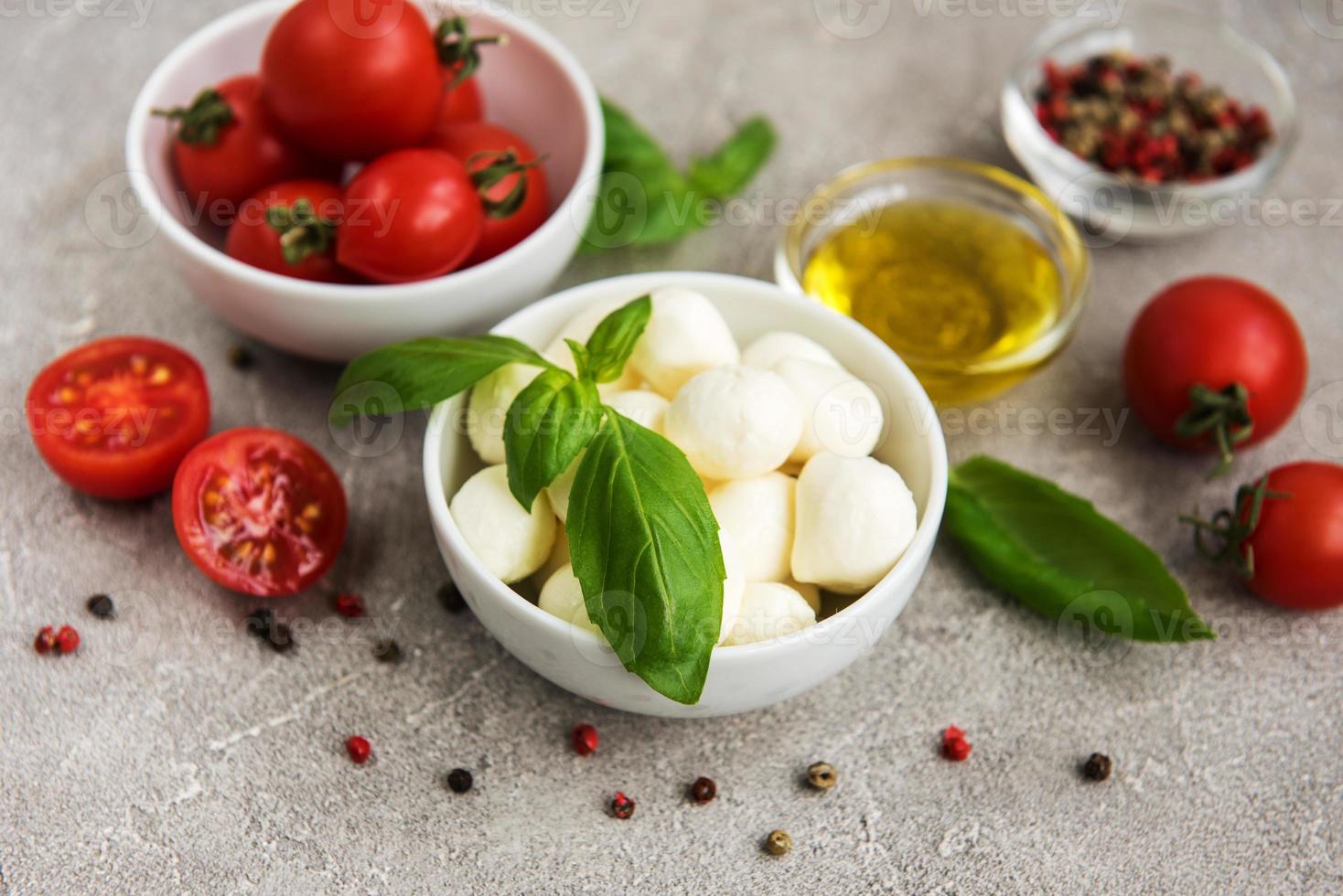 ingredientes alimentares italianos foto