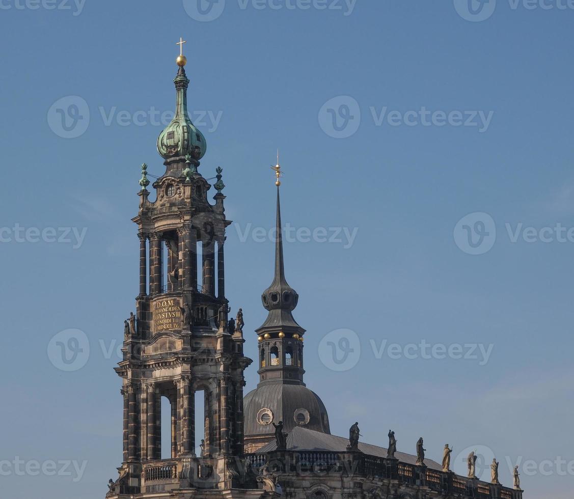 Igreja Hofkirche em Dresden foto