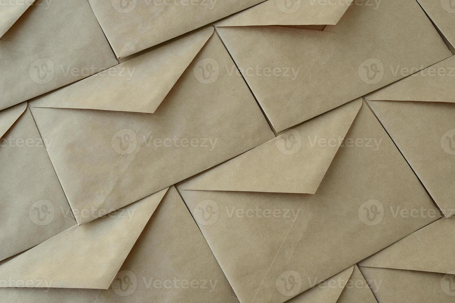envelopes de papel kraft marrom foto