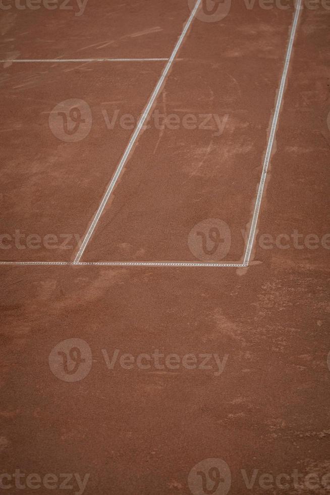 quadra de tênis ao ar livre. foto