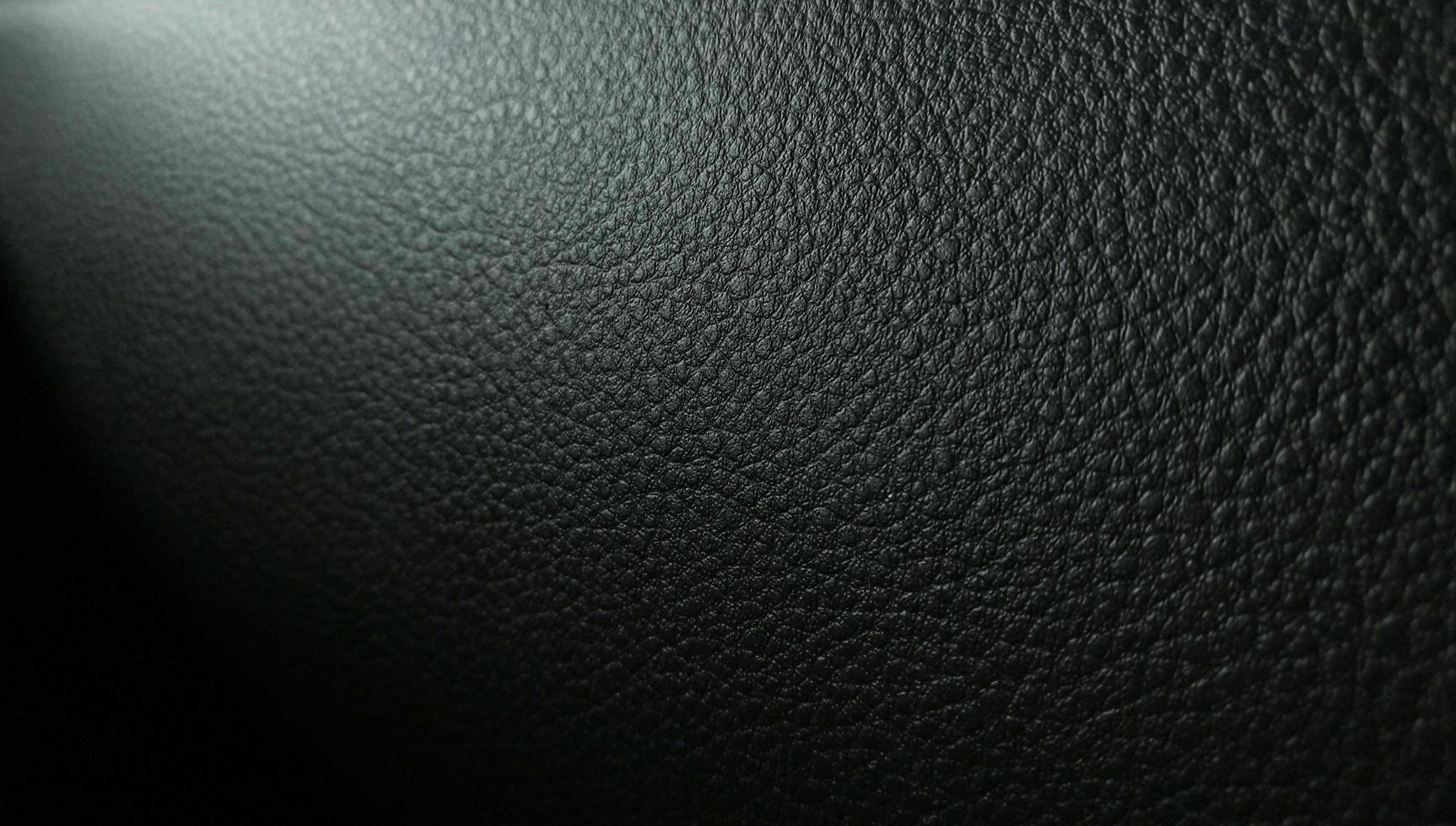 textura e fundo de couro preto. foto