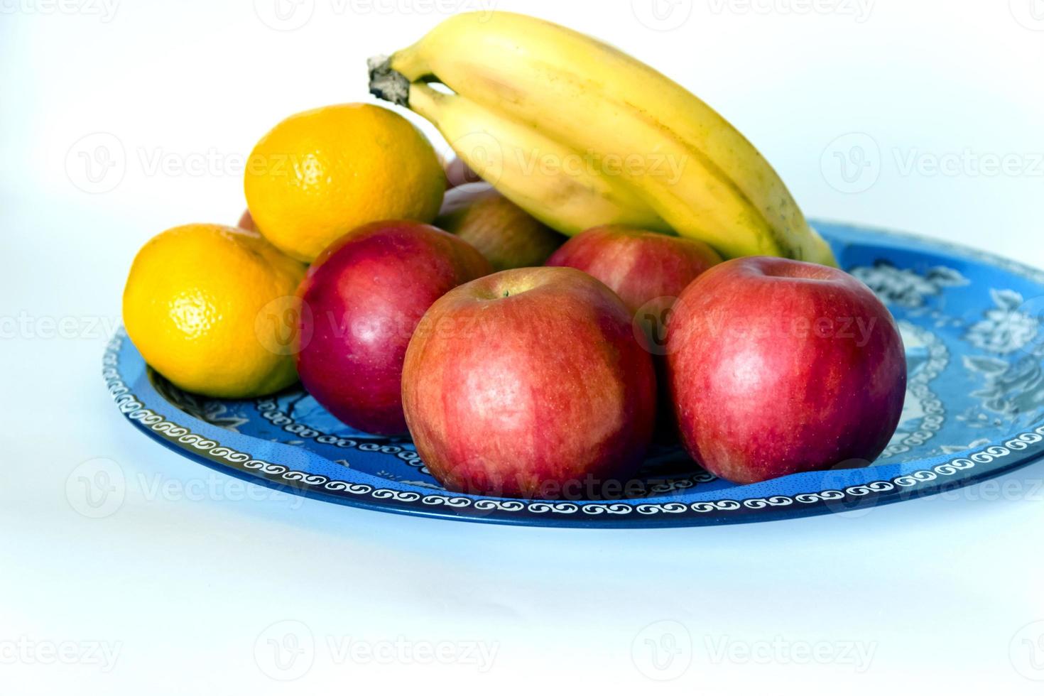 frutas isoladas em branco, closeup foto