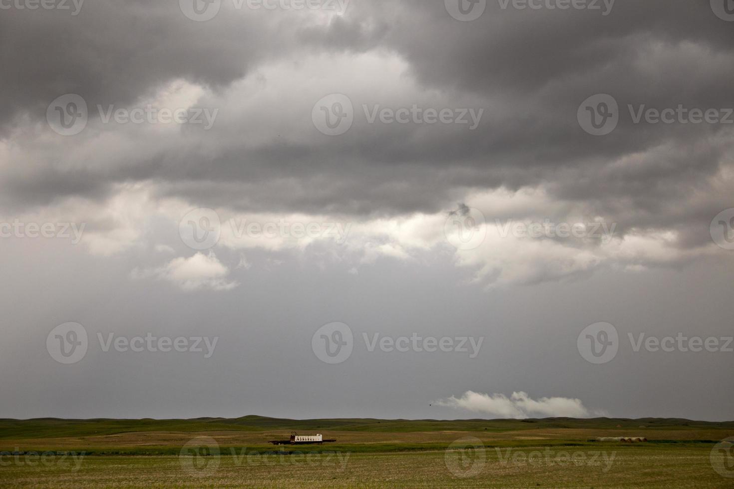 pradaria nuvens de tempestade Canadá foto