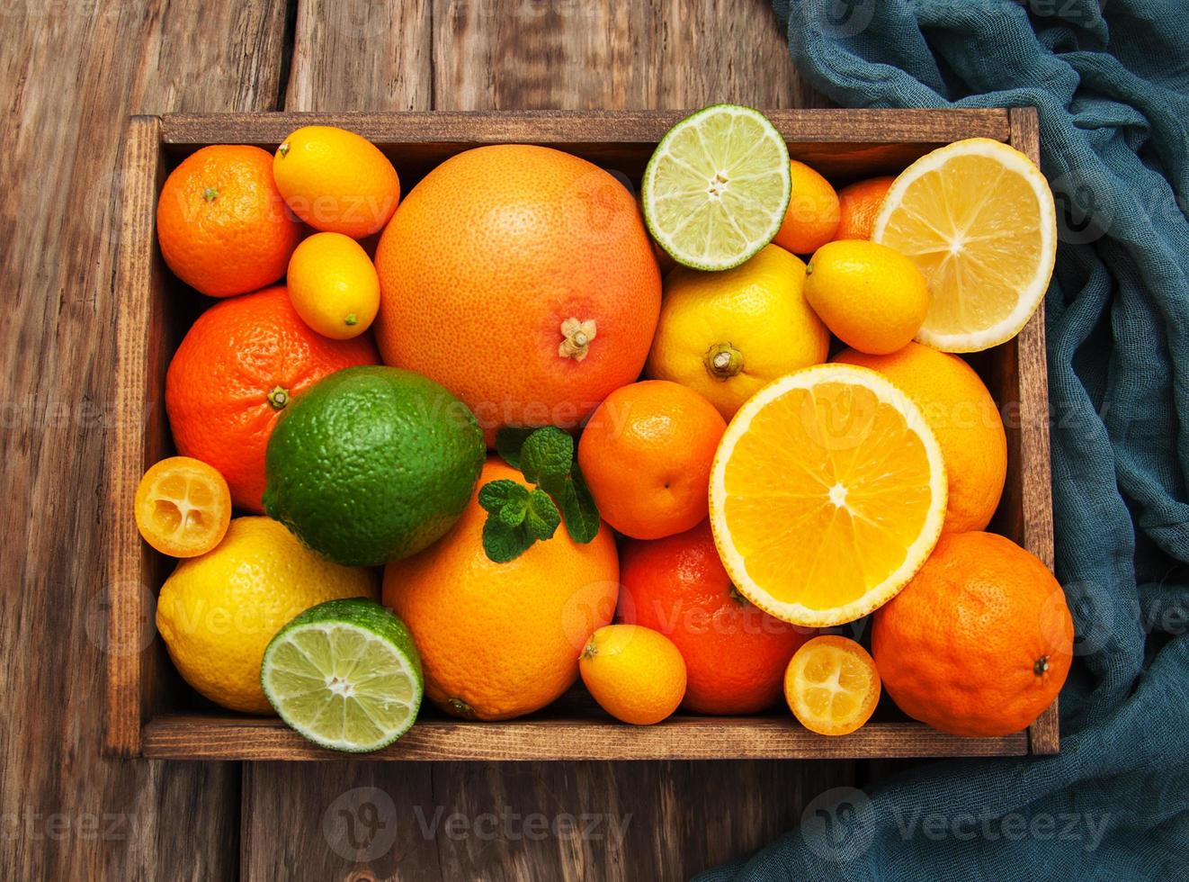 frutas cítricas frescas foto