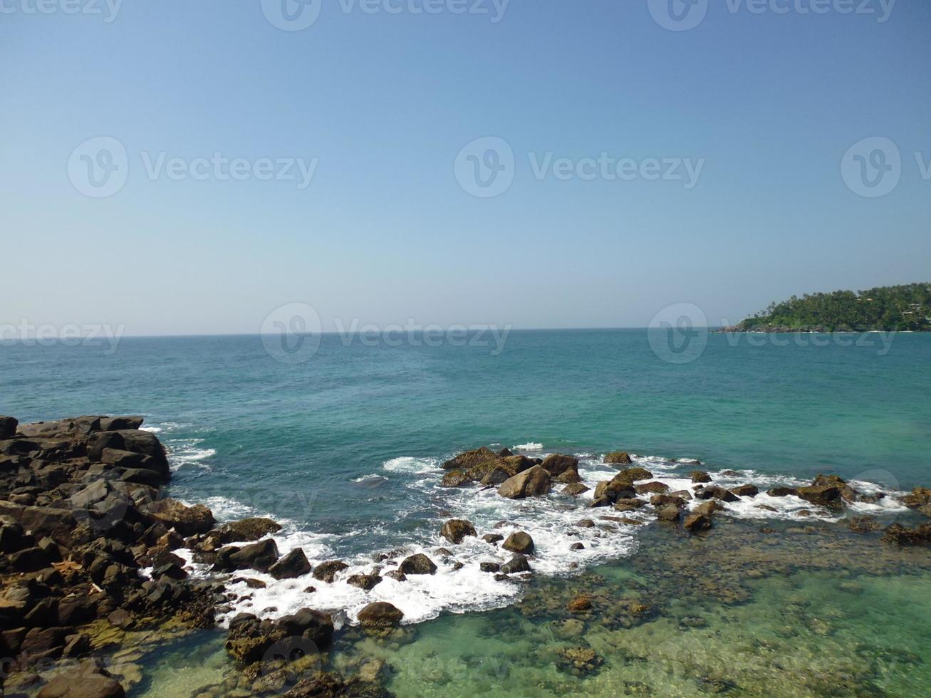 vista da lagoa oceânica foto