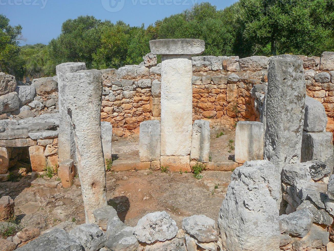 torre den galmes em minorca foto