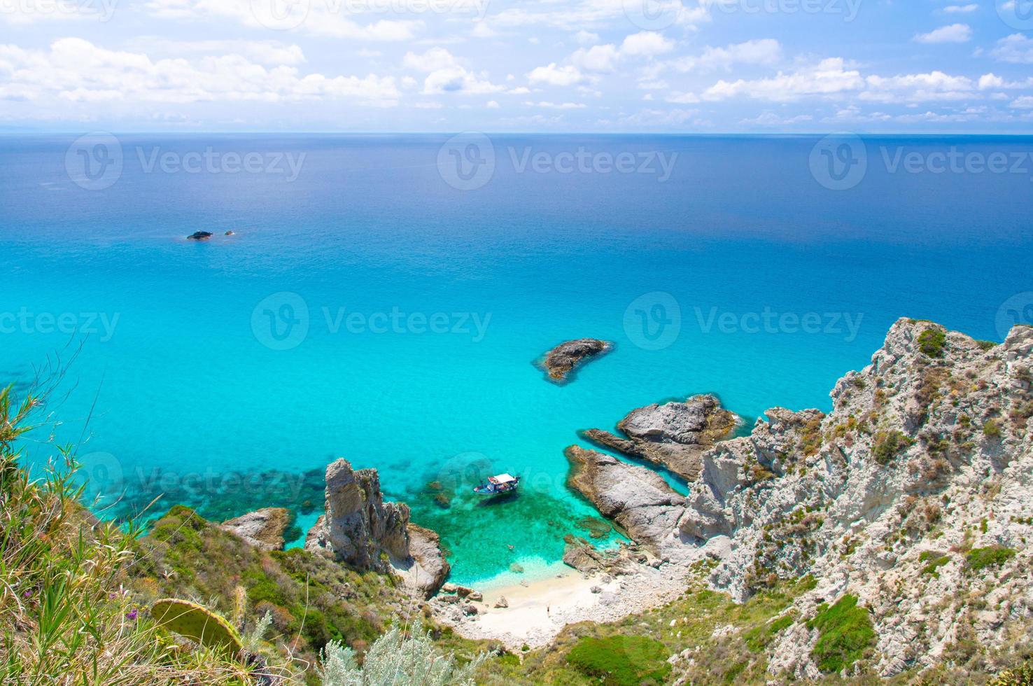 capo capo vaticano vista panorâmica aérea, calábria, sul da itália foto