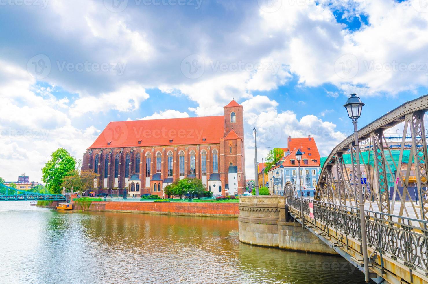 paróquia católica romana igreja de santa maria nmp na ilha de areia wyspa piasek foto