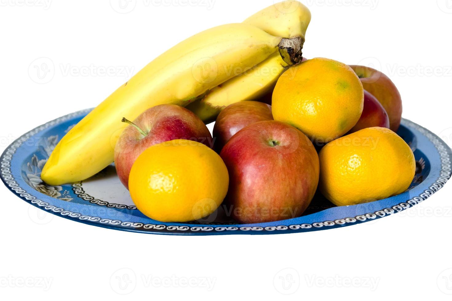 frutas isoladas em branco, closeup foto